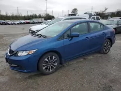 Honda Civic ex salvage cars for sale: 2015 Honda Civic EX