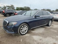 Salvage cars for sale at Riverview, FL auction: 2017 Mercedes-Benz E 300