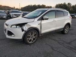 Salvage cars for sale at Exeter, RI auction: 2014 Ford Escape Titanium