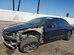 Salvage cars for sale at Van Nuys, CA auction: 2022 Tesla Model 3