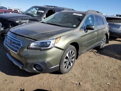 Salvage cars for sale from Copart Brighton, CO: 2017 Subaru Outback 2.5I Limited