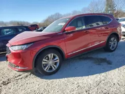 Salvage cars for sale at North Billerica, MA auction: 2022 Acura MDX