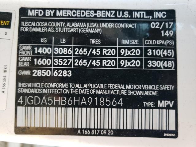 2017 Mercedes-Benz GLE 350 4matic