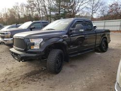 Salvage trucks for sale at North Billerica, MA auction: 2015 Ford F150 Super Cab