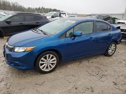 Salvage cars for sale at Franklin, WI auction: 2012 Honda Civic EX