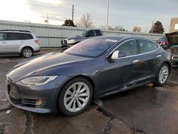 Salvage cars for sale at Littleton, CO auction: 2017 Tesla Model S