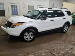 Salvage cars for sale at Davison, MI auction: 2013 Ford Explorer