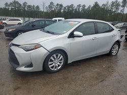 Salvage cars for sale at Harleyville, SC auction: 2017 Toyota Corolla L