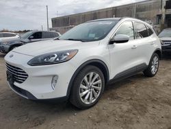 Salvage cars for sale at Fredericksburg, VA auction: 2022 Ford Escape Titanium