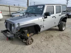 Salvage cars for sale from Copart Los Angeles, CA: 2014 Jeep Wrangler Unlimited Sport