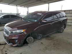 Salvage cars for sale at Anthony, TX auction: 2019 KIA Sorento EX