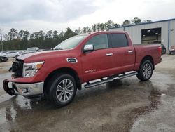 Salvage cars for sale at Harleyville, SC auction: 2017 Nissan Titan SV