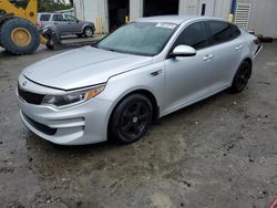 Salvage cars for sale at Savannah, GA auction: 2017 KIA Optima LX