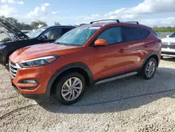 Salvage cars for sale at Arcadia, FL auction: 2017 Hyundai Tucson Limited