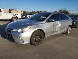 Salvage cars for sale from Copart Wilmer, TX: 2017 Toyota Camry LE