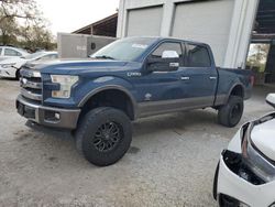 Salvage cars for sale at Riverview, FL auction: 2017 Ford F150 Supercrew