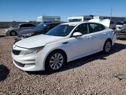 KIA salvage cars for sale: 2016 KIA Optima LX