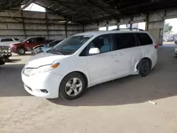 Salvage cars for sale at Phoenix, AZ auction: 2012 Toyota Sienna LE