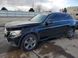 Salvage cars for sale at Littleton, CO auction: 2018 Mercedes-Benz GLC 300 4matic