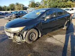 Salvage cars for sale at Eight Mile, AL auction: 2012 Honda Civic LX