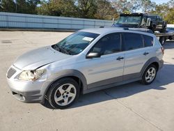 Salvage cars for sale at Savannah, GA auction: 2005 Pontiac Vibe