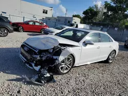 Salvage cars for sale at Opa Locka, FL auction: 2024 Audi A4 Premium 45