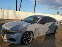 Salvage cars for sale from Copart Van Nuys, CA: 2021 Honda Accord Sport