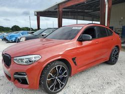 BMW x4 salvage cars for sale: 2021 BMW X4 M Competition