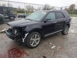 Salvage cars for sale at Bridgeton, MO auction: 2018 Ford Explorer Limited