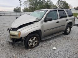 Salvage cars for sale at Gastonia, NC auction: 2002 Chevrolet Trailblazer