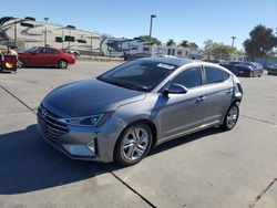 2019 Hyundai Elantra SEL en venta en Sacramento, CA