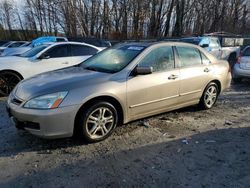 Honda salvage cars for sale: 2007 Honda Accord EX