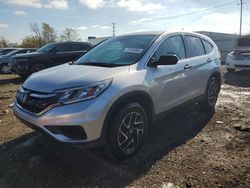 Salvage SUVs for sale at auction: 2016 Honda CR-V SE