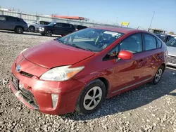 Salvage cars for sale at Cahokia Heights, IL auction: 2012 Toyota Prius