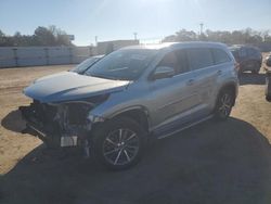 Salvage cars for sale at Newton, AL auction: 2017 Toyota Highlander SE