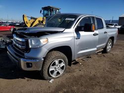 Salvage cars for sale from Copart Brighton, CO: 2017 Toyota Tundra Crewmax SR5