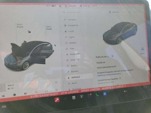 2022 Tesla Model 3