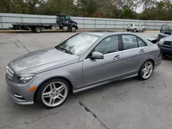 Salvage cars for sale at Savannah, GA auction: 2011 Mercedes-Benz C300