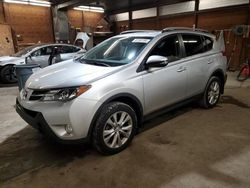 Salvage cars for sale at Ebensburg, PA auction: 2015 Toyota Rav4 Limited