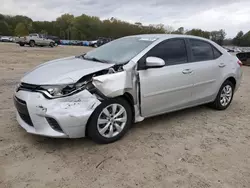 Salvage cars for sale at Conway, AR auction: 2015 Toyota Corolla L