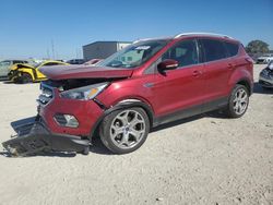 Salvage cars for sale from Copart Haslet, TX: 2017 Ford Escape Titanium