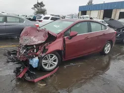 Chevrolet Cruze Vehiculos salvage en venta: 2016 Chevrolet Cruze L