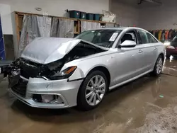 Salvage cars for sale at Elgin, IL auction: 2015 Audi A6 Prestige