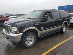 Salvage cars for sale at Woodhaven, MI auction: 2000 Ford Excursion Limited