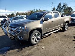 Chevrolet salvage cars for sale: 2015 Chevrolet Colorado LT