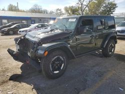 Salvage cars for sale at Wichita, KS auction: 2022 Jeep Wrangler Unlimited Rubicon