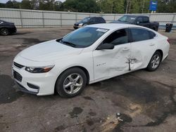 Chevrolet salvage cars for sale: 2017 Chevrolet Malibu LS