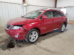 Salvage cars for sale at Pennsburg, PA auction: 2010 Lexus RX 450H