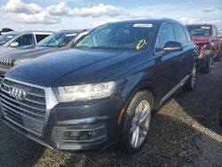 Salvage cars for sale at Riverview, FL auction: 2018 Audi Q7 Prestige