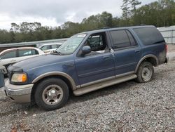 Salvage cars for sale at Augusta, GA auction: 2002 Ford Expedition Eddie Bauer